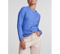 Pieces Jersey de mujer con cuello redondo. Azul marino 36 (S)