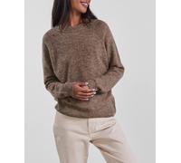 PIECES Pcjuliana LS O-Neck Knit Noos BC Suter Pulver, fósil, L para Mujer