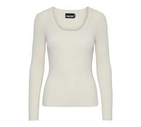 PIECES Jersey de Punto para Mujer Pcmira LS Cuello en U Noos BC, Abedul, XS
