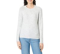 PIECES Pcjuliana LS O-Neck Knit Noos BC Suter Pulver, Gris Claro, S para Mujer
