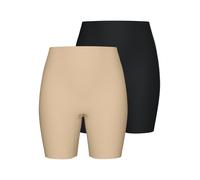 PIECES Leggings 'Namee' beige / negro XS-S beige / negro