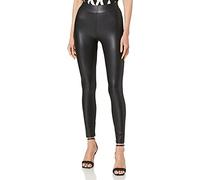 PIECES Leggings Pcnew Shiny HW Noos para Mujer, Negro, S-M