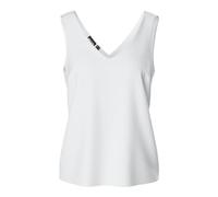 PIECES Mujer Pcfranan SL Noos BC Top, Blanco Brillante, L