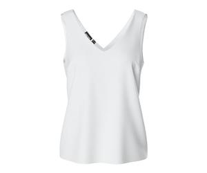 PIECES Mujer Pcfranan SL Noos BC Top, Blanco Brillante, S