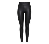 PIECES Mujer PCNEW Shiny Fleece Leggings Noos Pantalón, Black, XS/S