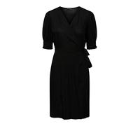 PIECES Mujer Vestido Cruzado PCTALA, Negro, M