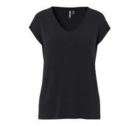 Pieces NOS Mujer Pckamala tee Noos Camiseta Not Applicable, Negro (Black Black), Large