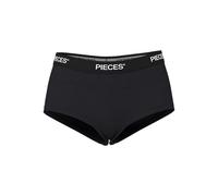 Pieces NOS Mujer Pclogo Lady Boxers/Solid Noos Braguita Not Applicable, Negro (Black Black), 38 (Talla del Fabricante: Small)