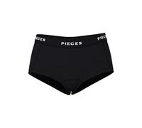 Pieces NOS Mujer Pclogo Lady Boxers/Solid Noos Braguita Not Applicable, Negro (Black Black), 42 (Talla del Fabricante: Large)