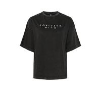 PIECES Oversized T-Shirt Pcjabriella-Camiseta de Gran tamaño Jrs BC, Negro, L Mujeres