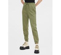 Pieces Pantalón de chándal tiro alto de mujer. Musgo 34 (XS)