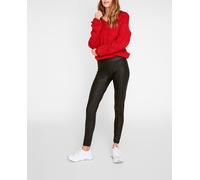 Pieces Pantalón de mujer estilo legging largos encerados. Negro 34 (S)