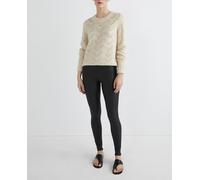 Pieces Pantalón de mujer estilo legging largos encerados. Negro 36 (XS/S)