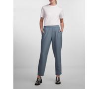 Pieces Pantalón de vestir tobillero de mujer. Azul claro 38 (M)