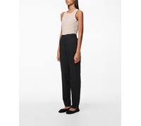 PIECES Pcmolina MW Pant Noos BC Pantalones de Traje, Negro, L x 32L para Mujer