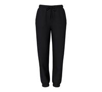 PIECES Pantalones Casuales para Mujer, Negro, S