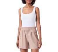 PIECES Pantalones Cortos para Mujer Pckylie HW Noos, Silver Mink, XS