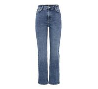 PIECES Pantalones Vaqueros Rectos Pckelly HW Mb402 Noos, Medio De Mezclilla Azul, 29W x 30L para Mujer