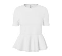 Pieces Pcalisa SS Peplum Top Jrs Noos BC para Mujer