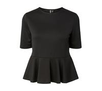 Pieces Pcalisa SS Peplum Top Jrs Noos BC para Mujer