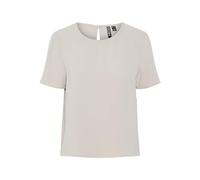 PIECES Pcanna SS O-Neck Top Noos BC, Gris Plateado., M
