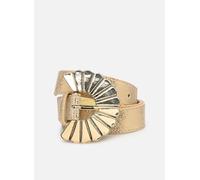 Pieces PcAtyka Leather Jeans Belt 80 Oro y bronce