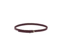 PIECES Pcavery Leather Braided Slim Belt Noos, Puerto Tawny., numeric_90