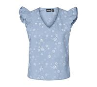 PIECES Pcbanna SL V-Neck Top Pwp Wvn para Mujer