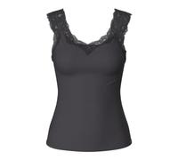 PIECES Pcbarbera Lace Top Noos BC Camiseta de Tirantes Anchos, imán, XS Mujeres