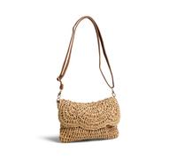 PIECES Pcbarbera Lace Top Noos, Bolsa Mujeres, Naturaleza/Detalle: Dorado Lurex, L