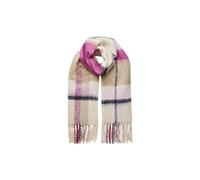 PIECES Pcbea Long Scarf Noos BC, Festival Fucsia/AOP:CHECK, Talla única