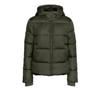 PIECES Pcbee New Short Puffer Jacket Noos BC - Chaqueta para Mujer, Forest Night., x_l
