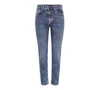 PIECES Pcbella HW Tap ANK Mb406 Noos Pantalones Vaqueros, Medio De Mezclilla Azul, 25W / 32L para Mujer