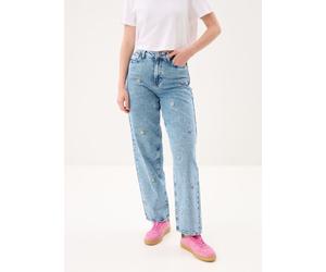 Pieces Pcbennie Mw Straight Denim Jeans 33 X 32 Azul