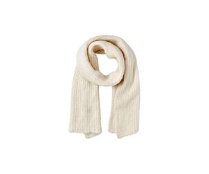 PIECES Pcbera Noos-Bufanda Larga de Lana, Cloud Dancer, Talla única para Mujer