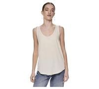Pieces Camiseta sin mangas de mujer.. Blanco 34 (XS)