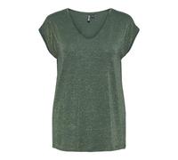 PIECES Pcbillo Té Stripes Noos Top, Myrtle/Detail:Gold Lurex, S para Mujer