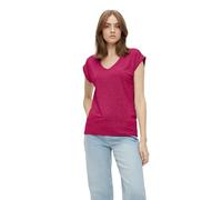 PIECES PCBILLO tee Lurex Stripes Noos BC, Cerise/Detalle: Tono lúrex en Tono, XS