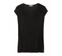 PIECES Pcbillo tee Solid Noos, Camiseta Mujer, Negro (Black Black), 36 (Talla del Fabricante: X-Small)