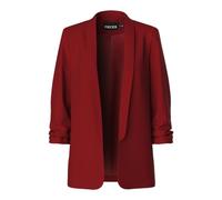 PIECES Pcbosella 3/4 Blazer Noos BC, Red Dahlia, S Mujeres
