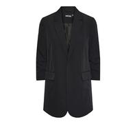 PIECES Pcbosella New 3/4 Long Blazer Mm Chaqueta Larga, Negro, L para Mujer