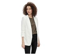 PIECES Pcboss 3/4 Blazer Noos Blazer, Blanco (Cloud Dancer), XXL para Mujer