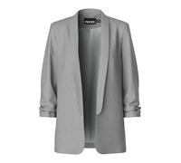 PIECES Pcboss 3/4 Blazer Noos Blazer, Gris (Gris Claro), L para Mujer