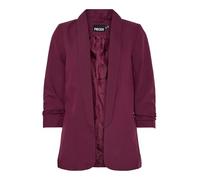 PIECES Pcboss 3/4 Blazer Noos Blazer, Rojo (Grape Wine), L para Mujer