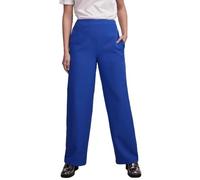 PIECES PCBOZZY HW WIDE PLAIN PANT NOOS BC, Trousers Mujer, Azul (Mazarine Blue), S