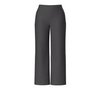 PIECES PCBOZZY HW WIDE PLAIN PANT NOOS BC, Trousers Mujer, Gris (Magnet), M