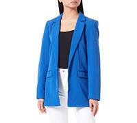 PIECES Pcbozzy Ls Loose Blazer Noos Bc, Blazer Mujer, Azul (Mazarine Blue), XL