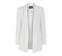 PIECES Pcbozzy Ls Loose Blazer Noos Bc, Blazer Mujer, Blanco (Cloud Dancer), L