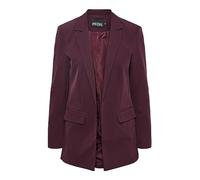 PIECES Pcbozzy Ls Loose Blazer Noos Bc, Blazer Mujer, Rojo (Grape Wine), XL