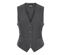PIECES PCBOZZY VEST NOOS EXP BC, Tailored Waistcoat Mujer, Gris (Magnet), M